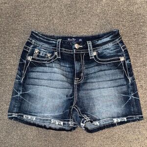 Miss Me Indigo Jean Shorts